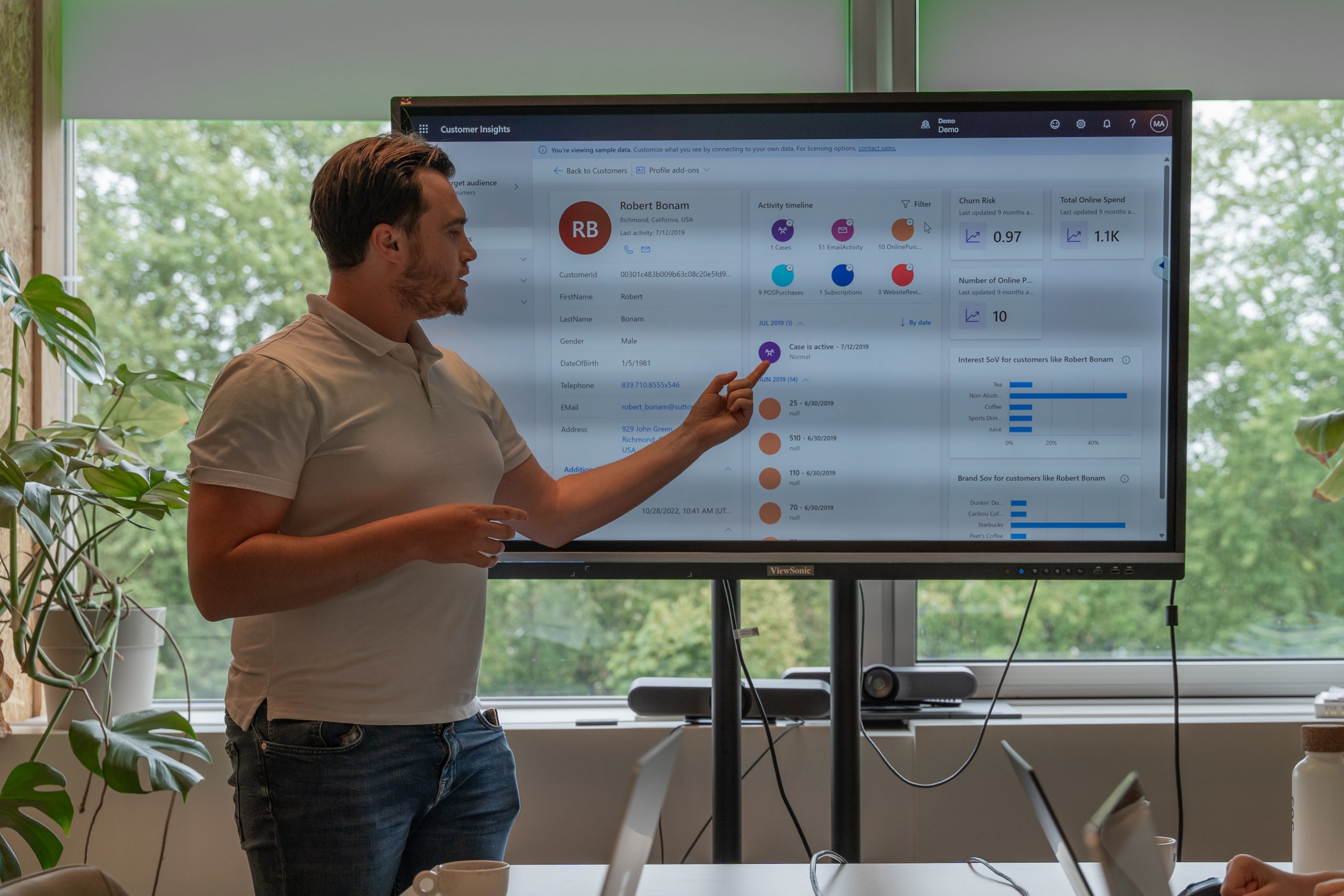 Intouchee die uitleg geeft bij een Customer Insights Data Klantprofiel
