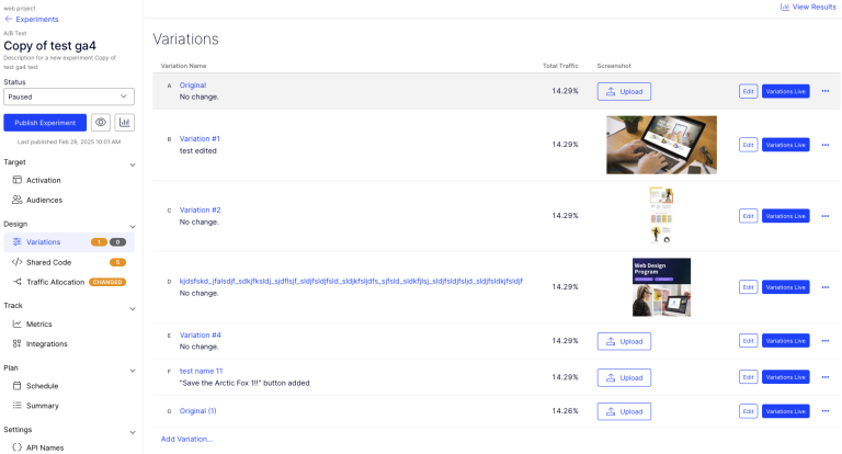 Optimizely - Experimentation